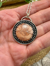 Load image into Gallery viewer, Wildflower Cotton Candy Agate Pendant