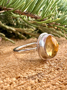 Citrine Ring Size 10