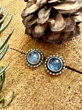 Load image into Gallery viewer, Blue Kyanite Stud Earrings