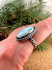 Larimar Ring Size 7 1/2