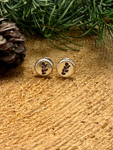 Load image into Gallery viewer, Pebble Leaf Stud Earrings