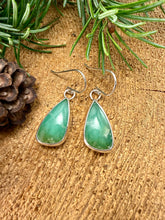Load image into Gallery viewer, Chrysoprase Drop Earrings