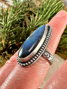 Labradorite Ring Size 6