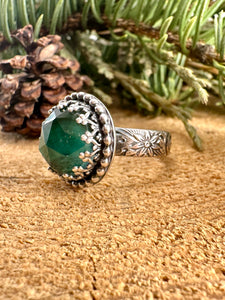 Malachite Ring Size 6 3/4