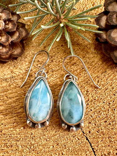 Larimar Drop Earrings