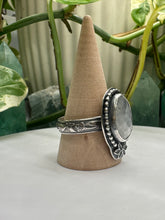 Load image into Gallery viewer, Rainbow Moonstone Ring Size 9 1/4