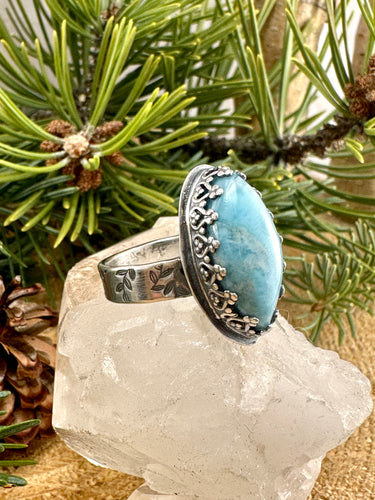 Larimar Ring Size 9