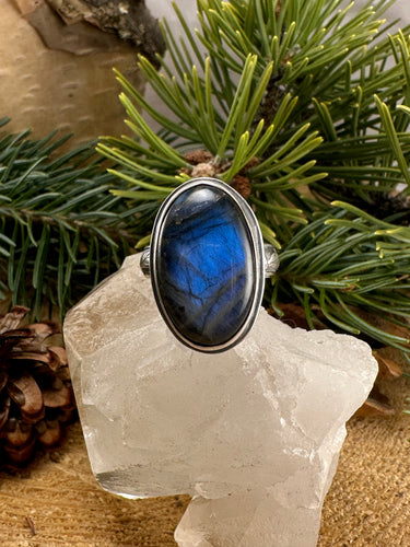 Labradorite Ring Size 8