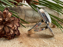 Load image into Gallery viewer, Rainbow Moonstone Ring Size 8