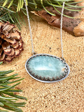 Load image into Gallery viewer, Amazonite Bar Pendant