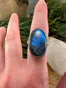 Labradorite Ring Size 8