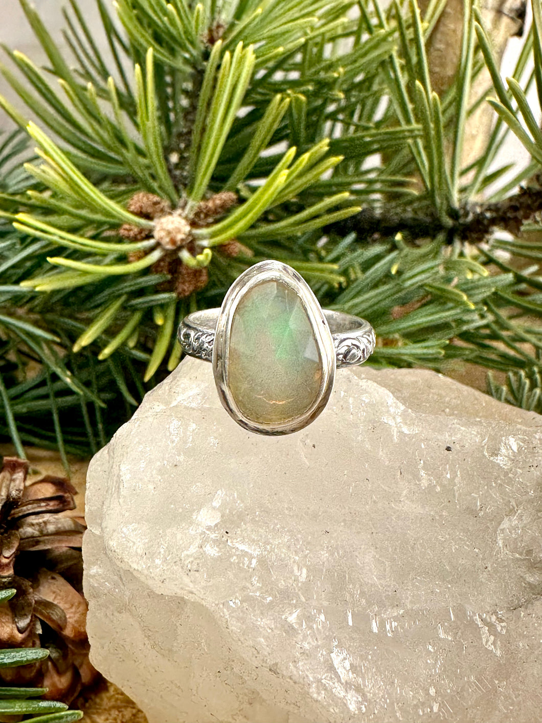 Opal Ring Size 7 1/4