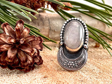 Load image into Gallery viewer, Rainbow Moonstone Ring Size 8