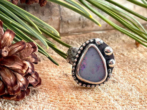 Australian Opal Ring Size 8 1/4