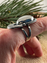 Load image into Gallery viewer, Rainbow Moonstone Ring Size 8
